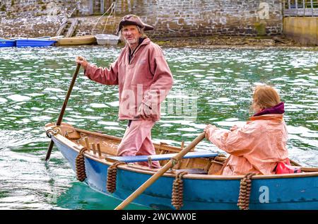 France, Morbihan, Golfe du Morbihan, Larmor-Baden, passage du Gois, Berder Island, voile aviron, édition Gulf week 2023 édition Gulf week 2023 édition Banque D'Images