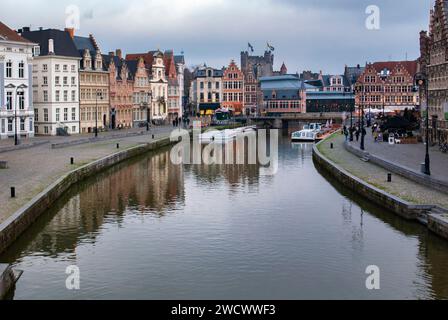 Gante, Belgique, Europe Banque D'Images