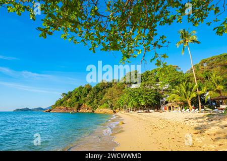 Thaïlande, province de Trat, île de Ko Chang, plage de Kai Bae Banque D'Images