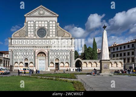 Italie, Toscane, Florence, Santa Maria Novella Banque D'Images