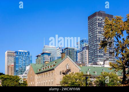 Canada, province de Québec, Montréal, centre-ville de la maison mère des Sœurs grises Banque D'Images