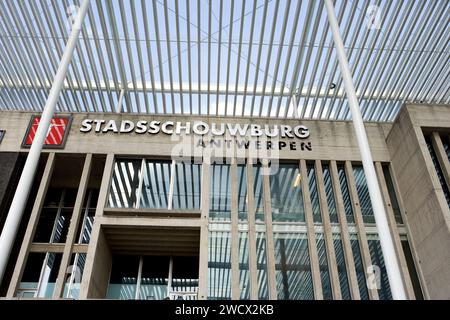 Stadsschouwburg Antwerpen, Antwerp Centraal, Flandre, Belgique, Europe Banque D'Images