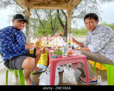 Cambodge, Sihanoukville, heure du déjeuner Banque D'Images