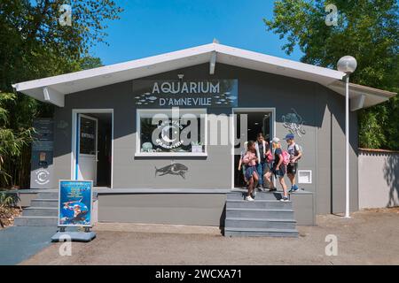 France, Moselle, Amneville, la Cité des Loisirs, l'entrée de l'Aquarium Banque D'Images