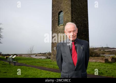 Ancien conseiller d'arrondissement du comté Hugh James, photographié en 2017. Crédit : Alamy/Sean Pursey Banque D'Images