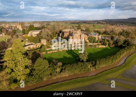 Château de Berkeley dans le Gloucestershire, Royaume-Uni. Banque D'Images