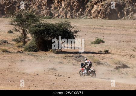 104 GERBER Jeremie (fra), TLDRacing, KTM, moto, Originals by Motul, action lors de l'étape 10 du Dakar 2024 le 17 janvier 2024 autour d'Al Ula, Arabie Saoudite Banque D'Images