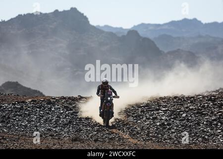 104 GERBER Jeremie (fra), TLDRacing, KTM, moto, Originals by Motul, action lors de l'étape 10 du Dakar 2024 le 17 janvier 2024 autour d'Al Ula, Arabie Saoudite Banque D'Images