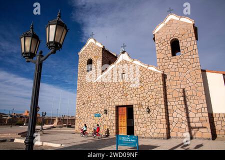 Église San Antonio de Padua à San Antonio de Los Cobres, province de Salta, Argentine Banque D'Images