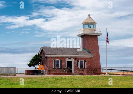 Musée du phare de Santa Cruz un mémorial aux surfeurs, Californie Banque D'Images