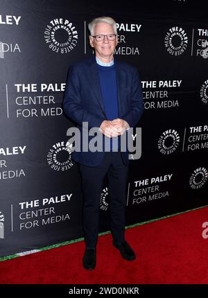 New York, États-Unis. 17 janvier 2024. Sean McManus participe au lancement du Super Bowl LVIII avec la NFL aujourd'hui au Paley Museum le 17 janvier 2024 à New York, NY © Steven Bergman/AFF-USA.COM Credit : AFF/Alamy Live News Banque D'Images