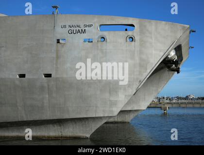 Le Military Sealift Command transport à grande vitesse USNS Guam. Banque D'Images