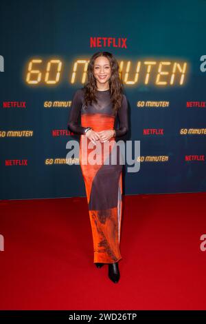 NETFLIX Premiere - 60 Minuten Jenny Augusta BEI der NETFLIX Premiere 60 Minuten im Kino in der Kulturbrauerei am 17.01.2024 à Berlin. *** NETFLIX Premiere 60 minutes Jenny Augusta à NETFLIX Premiere 60 minutes au Kino in der Kulturbrauerei sur 17 01 2024 à Berlin Copyright : xEventpressxKochanx Banque D'Images