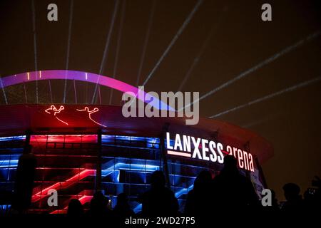 Illumination Der LANXESS Arena Zur Handball Europameisterschaft 2024 ...