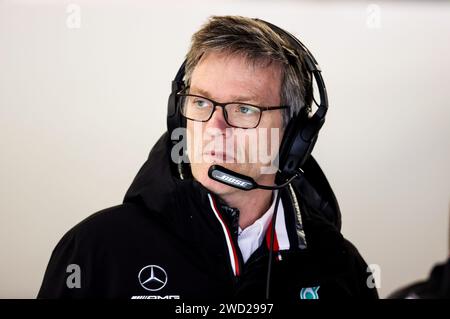 Photo du dossier datée du 19-02-2020 de James Allison, qui croit que Mercedes a fait de gros progrès avec sa voiture de Formule 1 2024 après avoir signé un nouveau contrat à long terme pour rester directeur technique. Date de publication : jeudi 18 janvier 2024. Banque D'Images