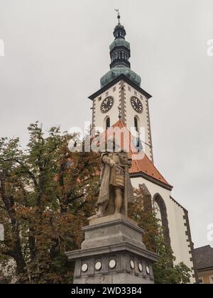 Vue sur la ville de Tabor Czech republik Banque D'Images