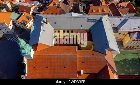 Vue sur la ville de Tabor Czech republik Banque D'Images