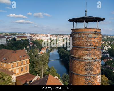 Vue sur la ville de Tabor Czech republik Banque D'Images