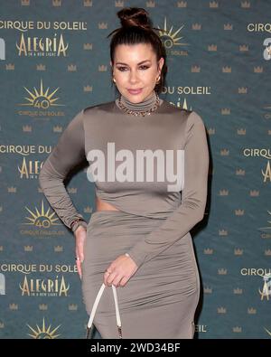 17 janv. 2024 - Londres, Angleterre, Royaume-Uni - Imogen Thomas assiste à la première européenne de ALEGRIA du Cirque du Soleil – sous Un nouveau jour, Royal Albert Hall Banque D'Images