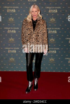 17 janv. 2024 - Londres, Angleterre, Royaume-Uni - Denise Van Outen assiste à la première européenne de ALEGRIA C in A New Light du Cirque du Soleil, Royal Albert Hall Banque D'Images