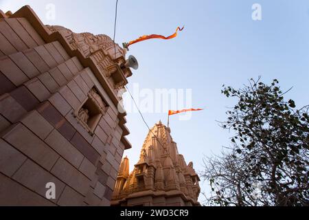 Temple de Koteshwar mahadev à lakhpat taluka, district de kutch au gujarat. Banque D'Images