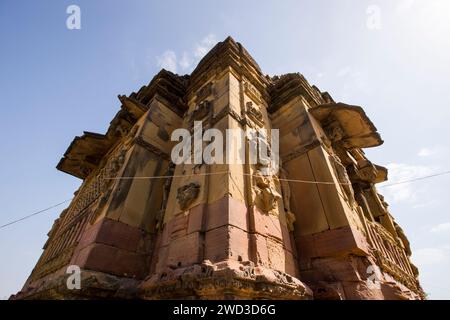 Temple de Koteshwar mahadev à lakhpat taluka, district de kutch au gujarat. Banque D'Images