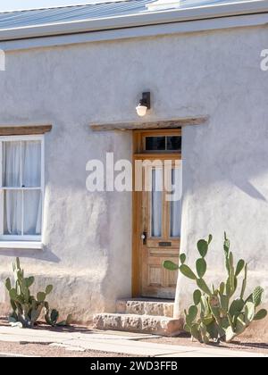 barrio adobe maisons Banque D'Images