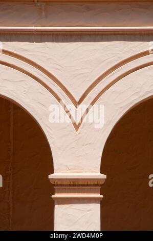 Arches, Casa del Prado, Balboa Park, San Diego, Californie Banque D'Images