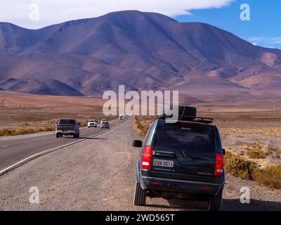 Paysage à Ruta 51 qui relie Salta à San Antonio de Los Cobres, province de Salta, Argentine Banque D'Images