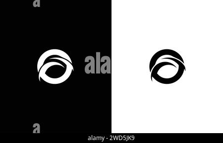 FO O Letter Business logo Design Alphabet icône symbole vectoriel Illustration de Vecteur