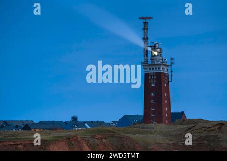 Phare sur Heligoland, Allemagne Banque D'Images