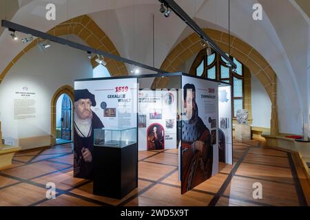 Nouvelle exposition Koenigsmacher à Albrechtsburg Meissen, Meissen, Saxe, Allemagne Banque D'Images