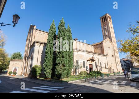 Trévise - l'église Chiesa di San Francesco. Banque D'Images