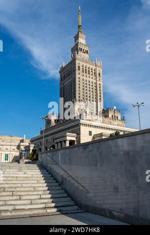 Paysage historique moderne de Varsovie ville Pologne Banque D'Images