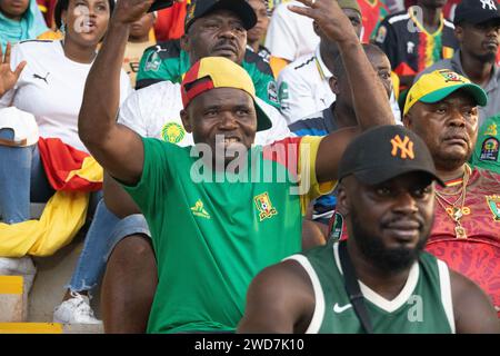 Footballeurs AFCON 23 en Côte d'Ivoire Banque D'Images