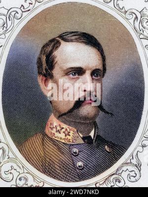 John Cabell Breckinridge, 1821-1875, 14. Vizepräsident der Vereinigten Staaten (1857-61) und konföderierter General während des Amerikanischen Bürgerkriegs, Historisch, digital restaurierte Reproduktion von einer Vorlage aus dem 19. Jahrhundert, Date d'enregistrement non indiquée Banque D'Images