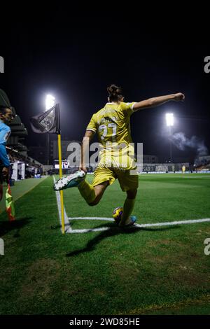 Mattheus Oliveira lors du match de Liga Portugal 23/24 entre Portimonense SC et SC Farense à l'Estadio Municipal de Portimao, Portimao , Portugal. (Macie Banque D'Images