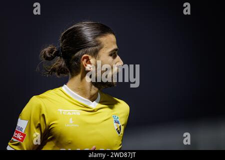 Mattheus Oliveira lors du match de Liga Portugal 23/24 entre Portimonense SC et SC Farense à l'Estadio Municipal de Portimao, Portimao , Portugal. (Macie Banque D'Images