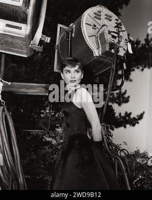 Audrey Hepburn dans 'Sabrina' (Paramount, 1954). Toujours, photo publicitaire Banque D'Images