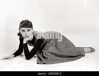 Audrey Hepburn dans 'Sabrina' 1954, photo publicitaire Banque D'Images
