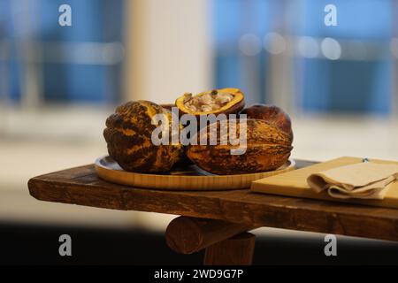 Eröffnungsrundgang der Grünen Messe, Symbolbild Kakao Eröffnungsrundgang der Grünen Messe in Berlin, Symbolbild, Kakao, Schokolade Berlin Berlin GER *** visite d'ouverture de la Foire verte, image symbolique cacao visite d'ouverture de la Foire verte de Berlin, image symbolique, cacao, chocolat Berlin GER Banque D'Images