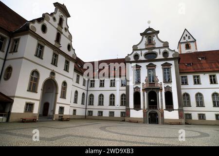 Abbaye de St Mang à Fussen, Allemagne Banque D'Images