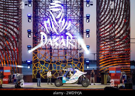 1020 HYSE, HYSE-X1, Dakar future Mission 1000, lors du Podium final du Dakar 2024 le 19 janvier 2024 à Yanbu, Arabie Saoudite crédit : Independent photo Agency/Alamy Live News Banque D'Images