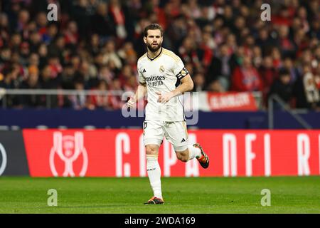 Madrid, Espagne. 18 janvier 2024. NaHCO (Real) football/football : Espagnol 'Copa del Rey' match entre le Club Atletico de Madrid 3-2 Real Madrid CF à l'Estadio Civitas Metropolitano à Madrid, Espagne . Crédit : Mutsu Kawamori/AFLO/Alamy Live News Banque D'Images