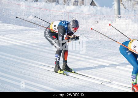 Oberhof, Deutschland. 20 janvier 2024. Elias Keck (GER, Deutschland), 20.01.2024, Oberhof (Deutschland), FIS Cross Country World Cup Oberhof 2024 crédit : dpa/Alamy Live News Banque D'Images