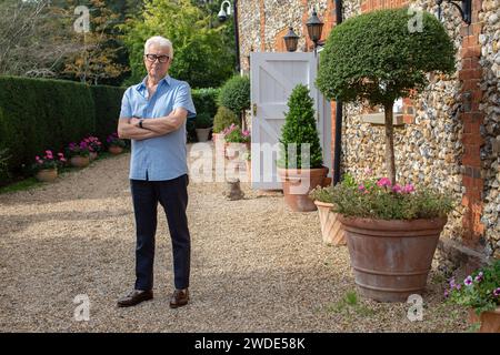 Ken Follett maison de campagne The Old Rectory, à Knebworth près de Stevenage, Hertfordshire. Banque D'Images