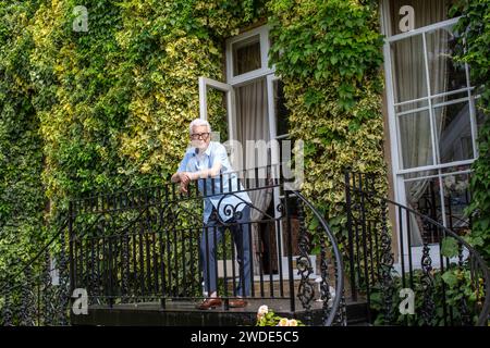 Ken Follett maison de campagne The Old Rectory, à Knebworth près de Stevenage, Hertfordshire.© Horst A. Friedrichs Banque D'Images