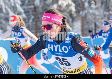 Oberhof, Deutschland. 20 janvier 2024. Sofie Krehl (GER, Deutschland), 20.01.2024, Oberhof (Deutschland), FIS Cross Country World Cup Oberhof 2024 crédit : dpa/Alamy Live News Banque D'Images