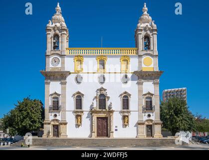 Église Carmo à Faro, Portugal Banque D'Images