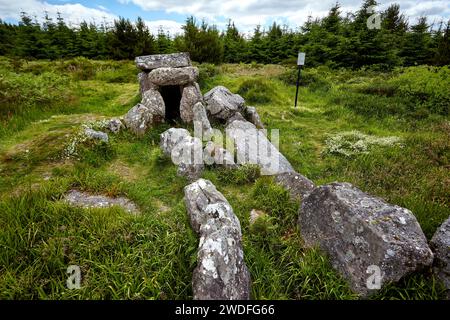 Duntryleague passage Tomb, comté de Limerick, Banque D'Images